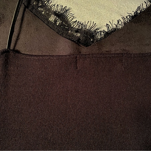 Zara faux leather top with lace - Picture 13 of 13